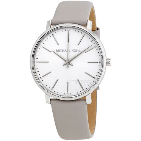 michael kors pyper silver-tone ladies watch mk2797|michael kors pyper 38mm.